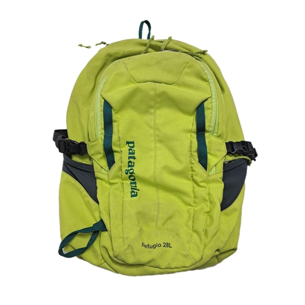 Patagonia Refugio 28L Backpack Neon Yellow Bag Trail Hike Camp